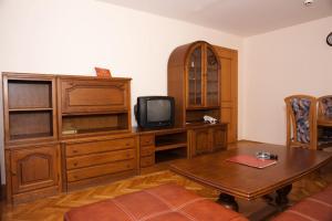 Televízia a/alebo spoločenská miestnosť v ubytovaní Apart-Hotel Zagreb