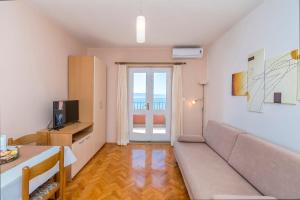 Χώρος καθιστικού στο Apartments Kunac