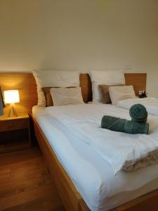 A bed or beds in a room at Luxury Apartments Pivovarské domy