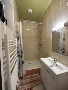 Un baño de Gîte 2 couchages Idéal pro BTP Tancarville