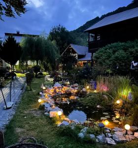 En have udenfor Casa Baciu, Ciungetu-Vâlcea