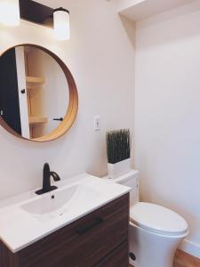 Phòng tắm tại Black Salt Retreat