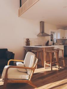 Nhà bếp/bếp nhỏ tại Black Salt Retreat