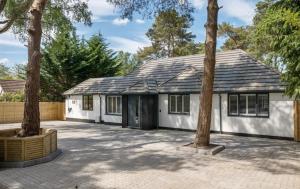 Bygningen som feriehuset ligger i