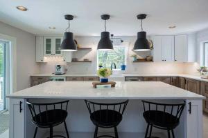 Kuchyň nebo kuchyňský kout v ubytování Tideview Estate