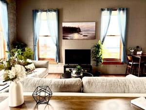 Et opholdsområde på The Bellevue in Canal Park