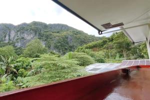 Vista general de una montaña o vista desde el hostal