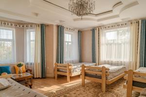 Ένα ή περισσότερα κρεβάτια σε δωμάτιο στο Skyhill