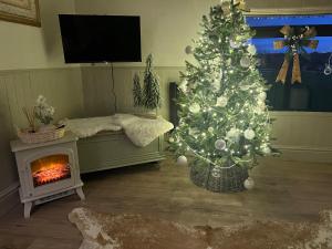 Μια τηλεόραση ή/και κέντρο ψυχαγωγίας στο The Shepherds Chalet