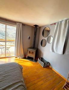 Postel nebo postele na pokoji v ubytování Urqu mayu