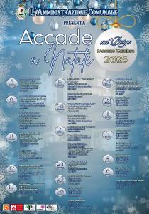 ein Flyer für eine Weihnachtsfeier mit den Namen der Autos in der Unterkunft La casetta di Tano in Morano Calabro