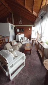 Posezení v ubytování Hostel Bahía Ballenas