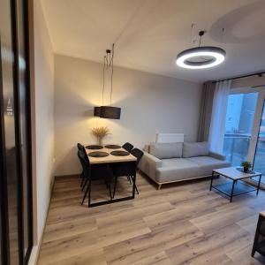 Et opholdsområde på STARCO Apartamenty obok dworca