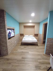 Ένα ή περισσότερα κρεβάτια σε δωμάτιο στο Casa Miradouro Fafião +26 φωτογραφίες