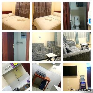 Homely Haven Apartment- Machakos في Machakos: ملصق لصور غرفة فندق
