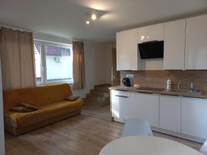 Η κουζίνα ή μικρή κουζίνα στο Domek Pod Sosnami