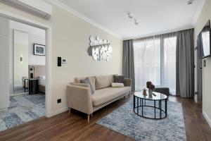 Χώρος καθιστικού στο Central Park Mielno by Solarento