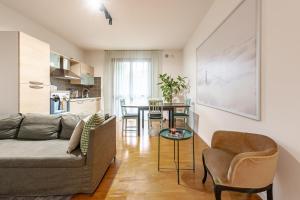 Η κουζίνα ή μικρή κουζίνα στο Bilocale moderno a Conselve