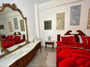 Et opholdsområde på Casa Vacanza Cleopatra Beachfront Augusta