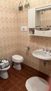 Koupelna v ubytování Apartment Ginestra, Sella Nevea