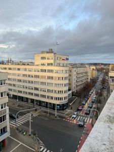 Γενική άποψη της πόλης Γκντίνια ή θέα της πόλης από  αυτό το δωμάτιο σε οικογενειακή κατοικία