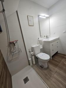 Ένα μπάνιο στο Vivienda Uso Turistico Zapateria 1 licencia VUT 42120