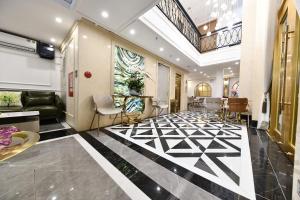 Χώρος καθιστικού στο Dong Xuan Boutique Hotel