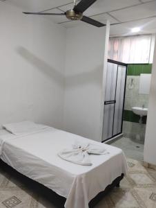 Ένα ή περισσότερα κρεβάτια σε δωμάτιο στο La Quinta INN