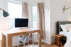 Μια τηλεόραση ή/και κέντρο ψυχαγωγίας στο County Cove - Newly Renovated Century Home