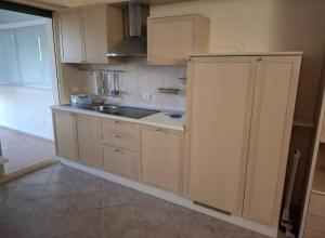 Nhà bếp/bếp nhỏ tại Appartamenti Verde Blu