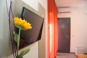 TV a/nebo společenská místnost v ubytování ChrisMare Hotel