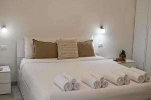 Postel nebo postele na pokoji v ubytování A casa di Eva e Paolo