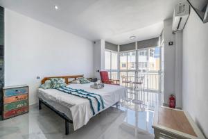 Ένα ή περισσότερα κρεβάτια σε δωμάτιο στο Torremolinos Center - Close to the Beach