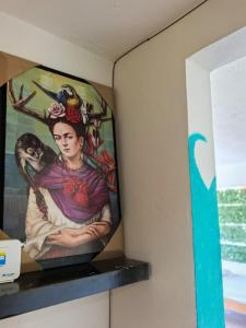 TV a/nebo společenská místnost v ubytování Bahía 50's