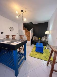 Χώρος καθιστικού στο Casita hermosa En el centro