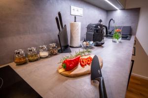 Η κουζίνα ή μικρή κουζίνα στο Between Rivers Apartments +5 φωτογραφίες