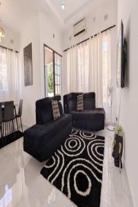 Χώρος καθιστικού στο Yeta Apartments