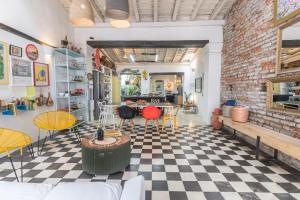 Χώρος καθιστικού στο Casa Azul Tropical House by Xarm Apartments