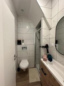 Ένα μπάνιο στο Appartement Douceur