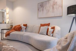 Et opholdsområde på FORTESSE - Luxury apartment near the sea with parking