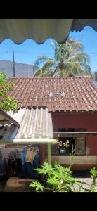 Bygningen som feriehuset ligger i