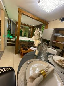 Ένα ή περισσότερα κρεβάτια σε δωμάτιο στο Hotel Motel Paradiso - Cruz Alta-RS +13 φωτογραφίες