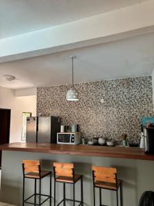 Køkken eller tekøkken på Casa Mathia