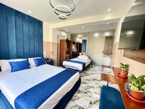 Ένα ή περισσότερα κρεβάτια σε δωμάτιο στο Tres Arboles Azules +37 φωτογραφίες