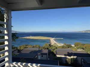 a view of the ocean from a house at Adriastay 360 in Klenovica +16 photos