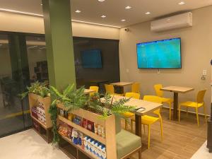 Μια τηλεόραση ή/και κέντρο ψυχαγωγίας στο torre forte apart hotel