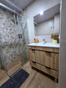 Ванная комната в Las Huellas del Viajero