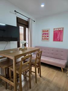 Телевизор и/или развлекательный центр в Las Huellas del Viajero +11 фотографий