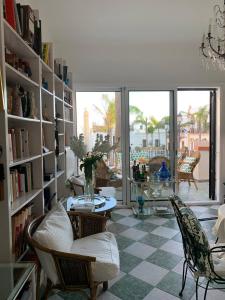 Posezení v ubytování Casa Michel