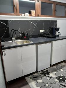Kuchyň nebo kuchyňský kout v ubytování Mini Apartament 2 + 23 fotografií